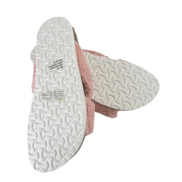 Olivia Miller Lana Sherpa Slippers -10 - Picture 4 of 4